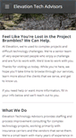 Mobile Screenshot of elevationtechadvisors.com